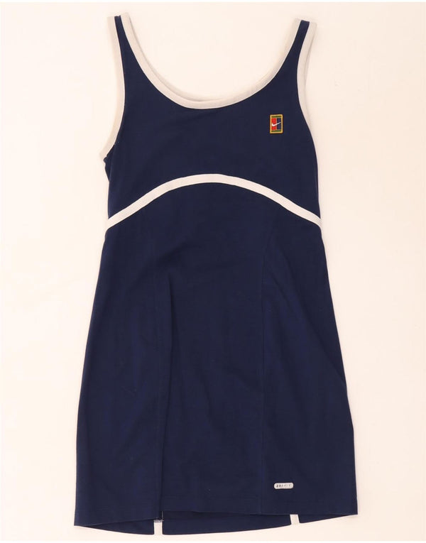 Vestido feminino Nike Dri Fit Tennis US 8/10 médio azul marinho colorblock