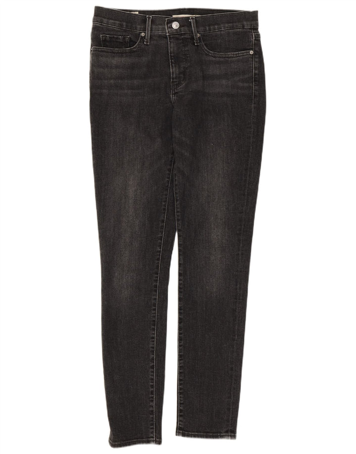 Jeans skinny feminino Levi's W28 L30 algodão cinza