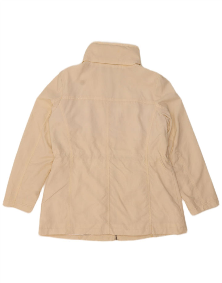 Jaqueta utilitária feminina com capuz Marks & Spencer UK 16 grande off white