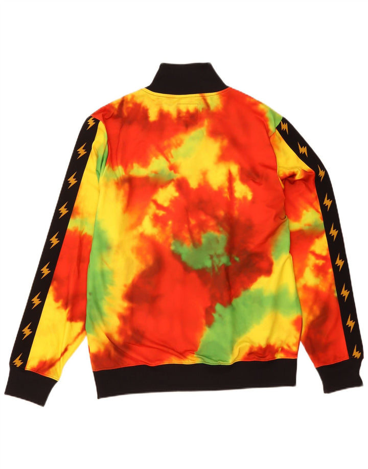 Guess Mens Treino Top Jaqueta Médio Multicolorido Tie Dye Poliéster