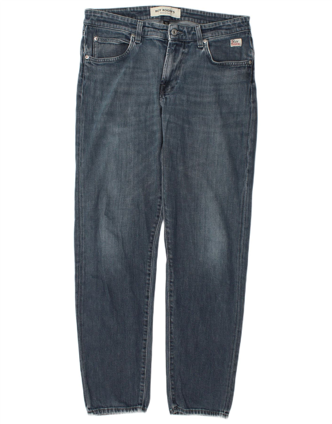 Calça jeans reta masculina Roy Rogers W33 L31 algodão azul
