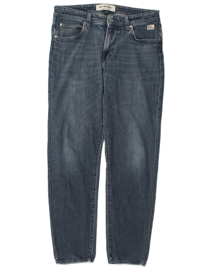 Calça jeans reta masculina Roy Rogers W33 L31 algodão azul