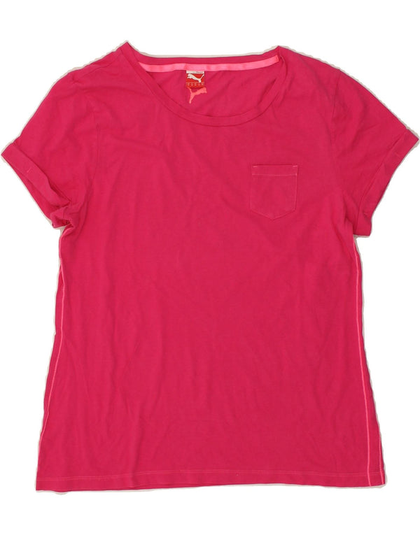 Camiseta feminina PUMA UK 16 grande rosa