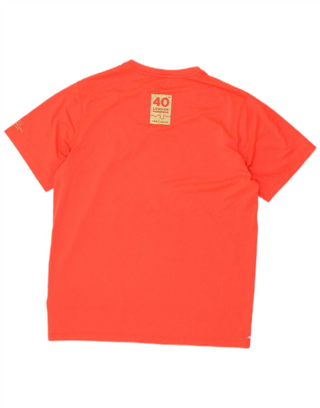 Camiseta gráfica masculina New Balance grande poliéster vermelho