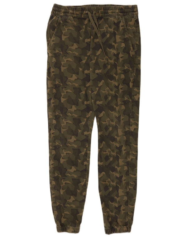 Calça jogger masculina Levi's médio W30 L28 cáqui camuflado algodão