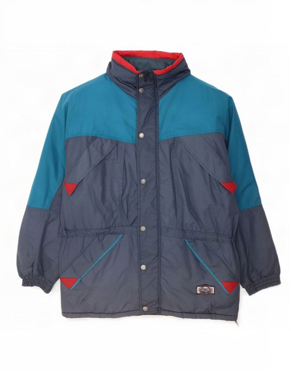 Jaqueta de esqui masculina Brugi UK 42 XL cinza colorblock