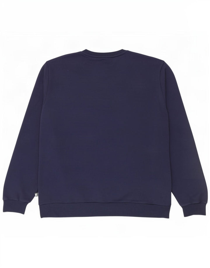 Puma Mens Moletom Jumper XL Azul Marinho Algodão