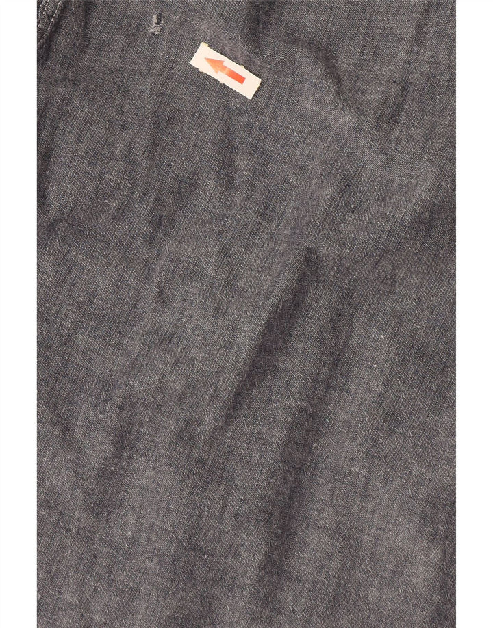 Camisa masculina Rifle XL cinza algodão clássico