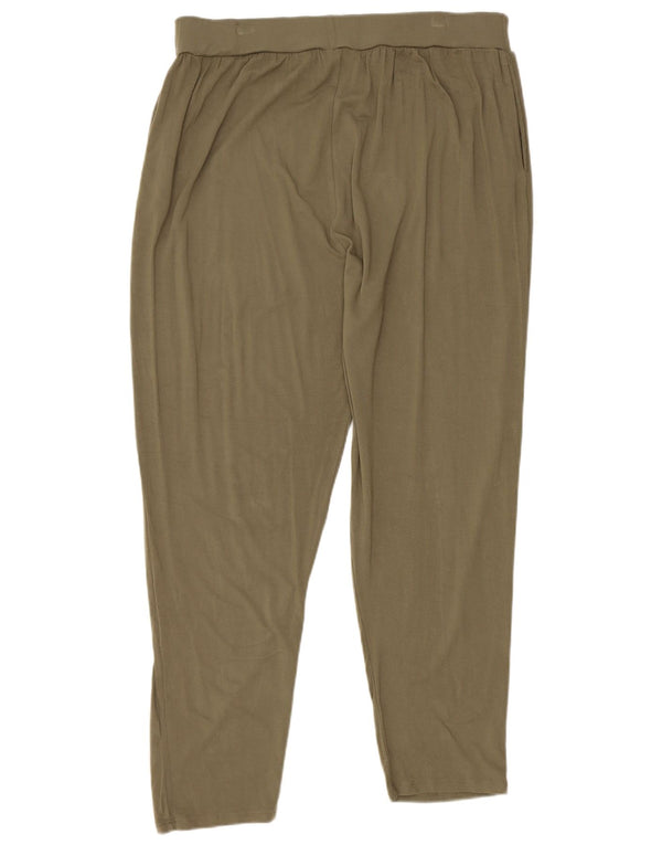 Leggings femininas M&Co UK 18 XL W38 L28 verde