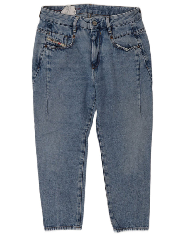 Diesel feminino capri slim jeans W25 L22 algodão azul