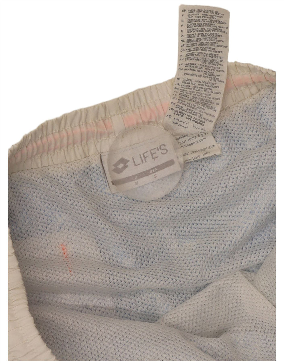 Shorts de natação masculino Lotto poliéster floral azul médio