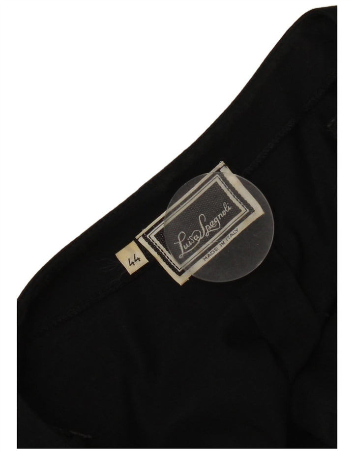 Vestido bainha feminino Luisa Spagnoli IT 44 algodão preto médio