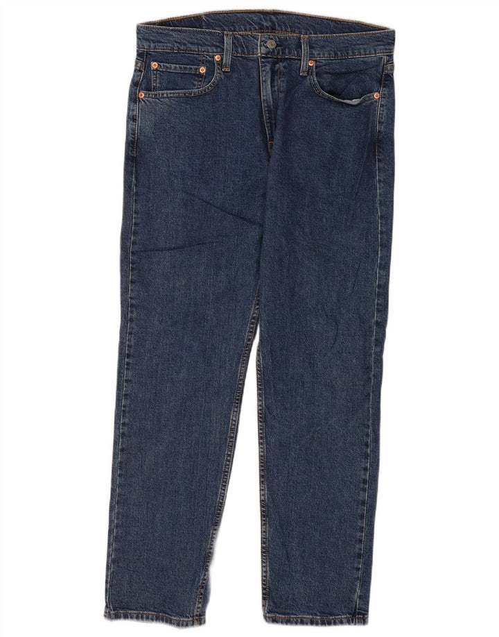 Levi's Masculino 502 Tapered Jeans W33 L29 Azul Algodão