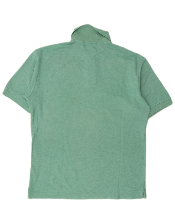 Camisa polo masculina Fila pequena algodão verde