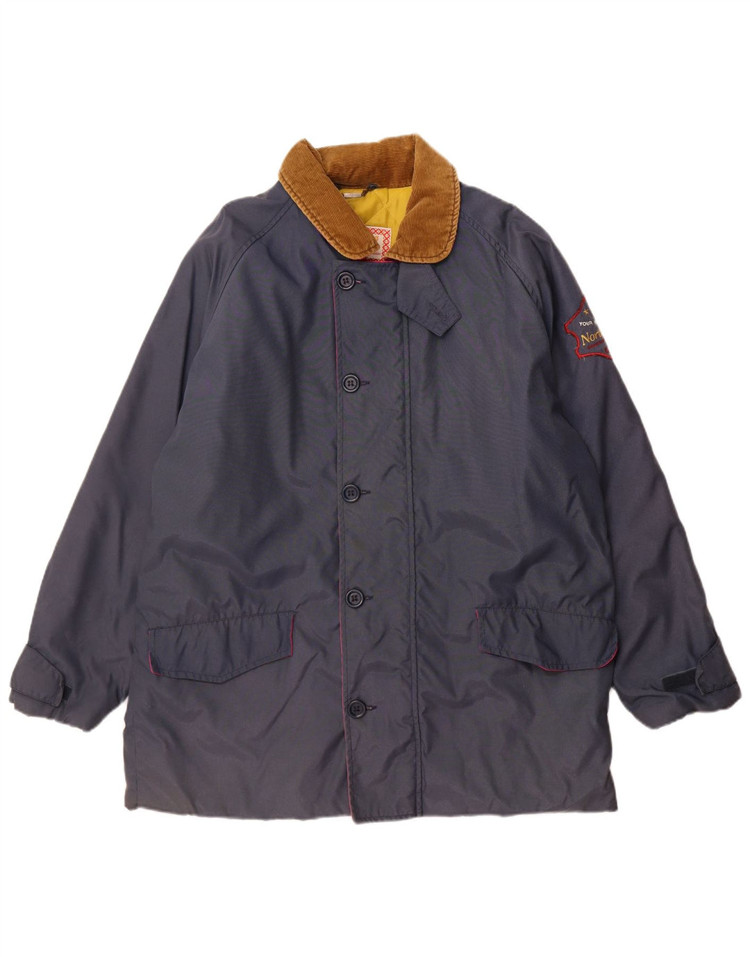 Jaqueta corta-vento masculina Carrera UK 42 XL azul marinho colorblock poliamida