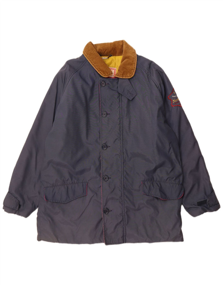 Jaqueta corta-vento masculina Carrera UK 42 XL azul marinho colorblock poliamida