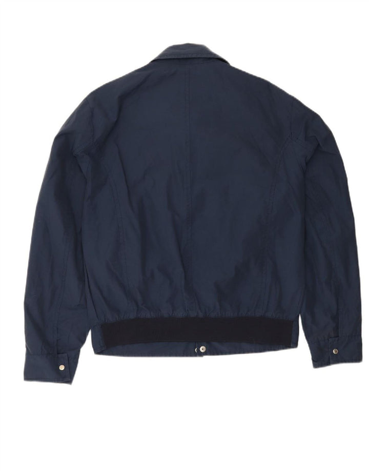 Jaqueta bomber masculina FRED PERRY Reino Unido 40 grande algodão azul marinho