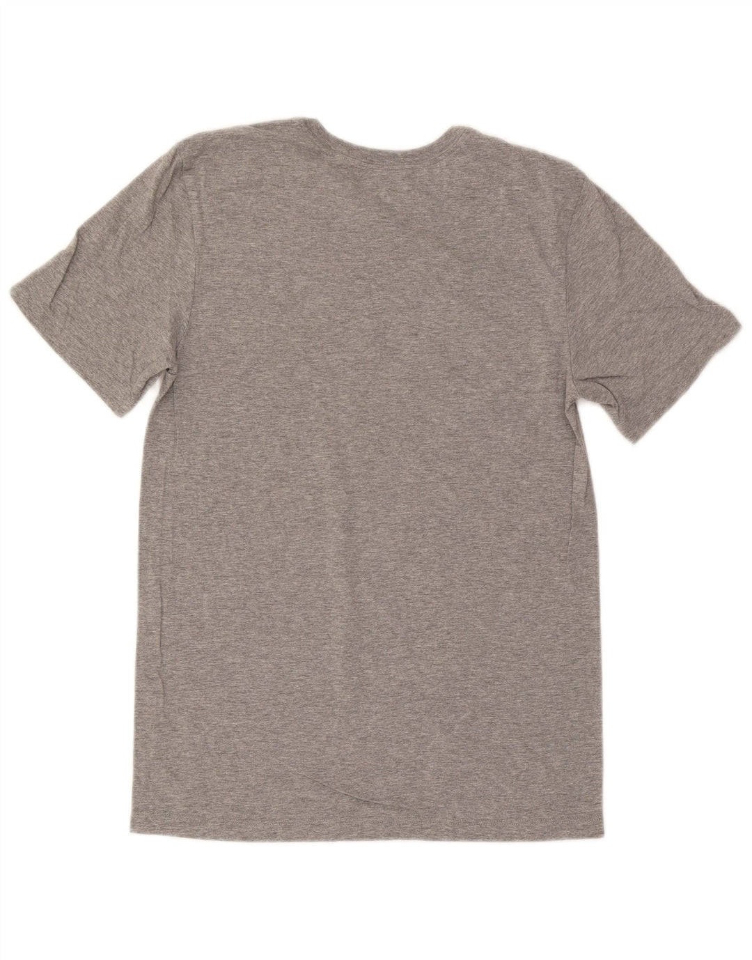 Camiseta Nike masculina gráfica top pequeno algodão manchado cinza