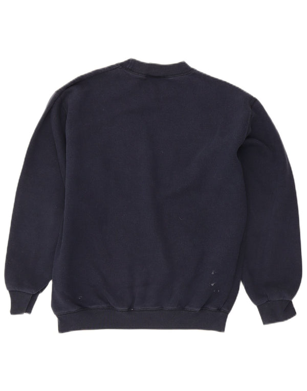 Champion moletom masculino jumper médio azul marinho