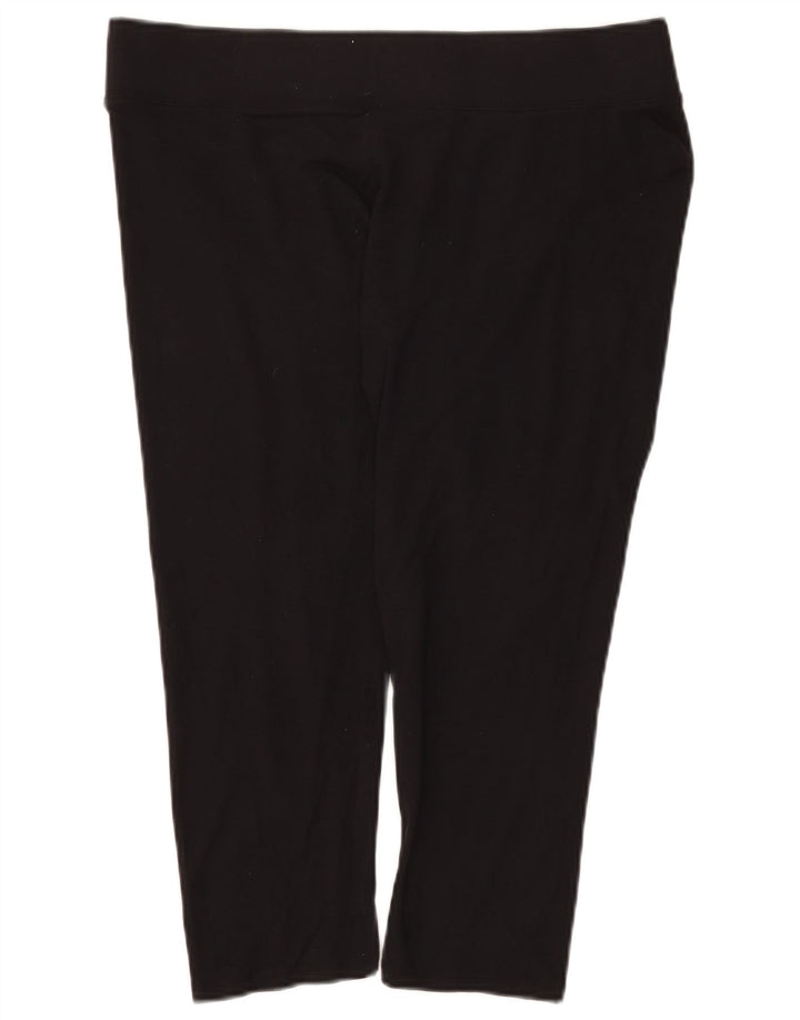 Leggings femininos Marks & Spencer Reino Unido 18 XL preto viscose