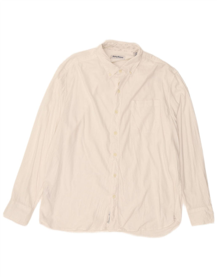 Camisa masculina Tommy Bahama grande branca Lyocell