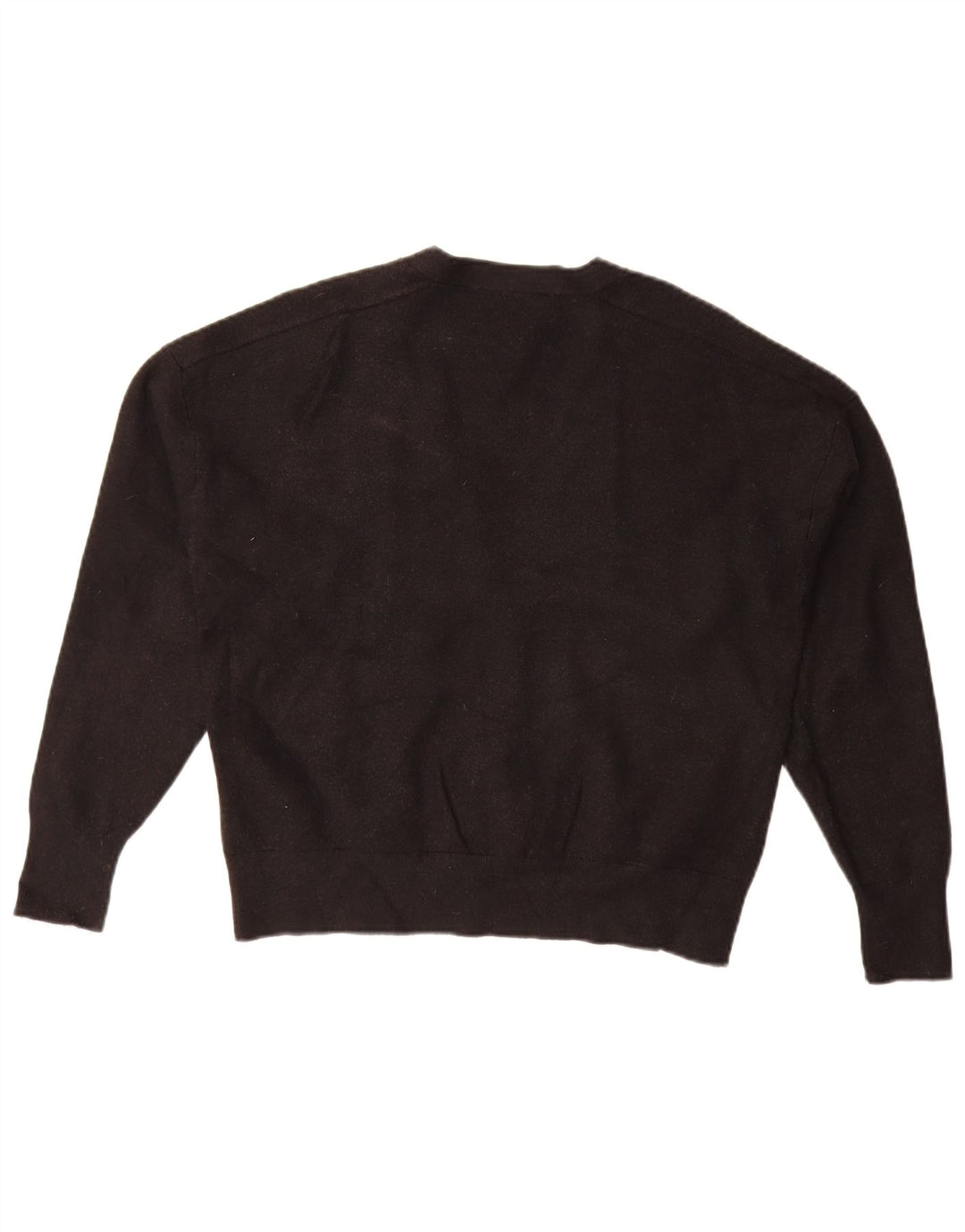 Suéter cardigã feminino Zara Reino Unido 14 viscose preta média