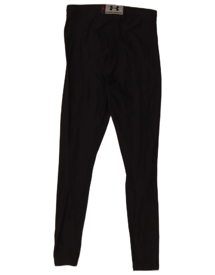Leggings femininas Under Armour pequenas pretas de nylon