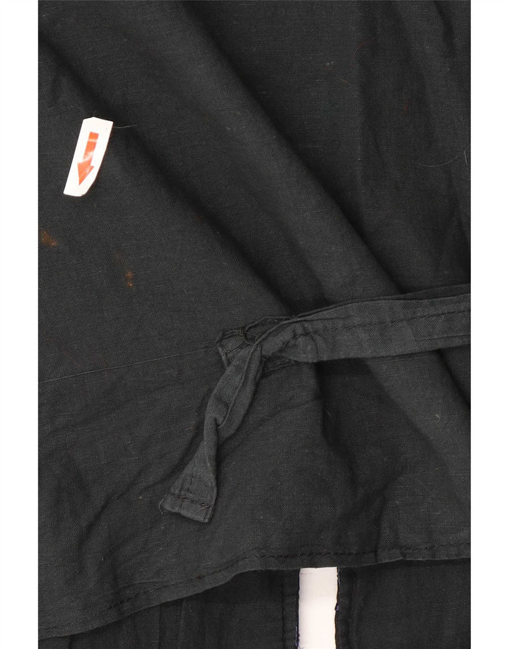 Colete masculino vintage grande patchwork multicolorido de algodão