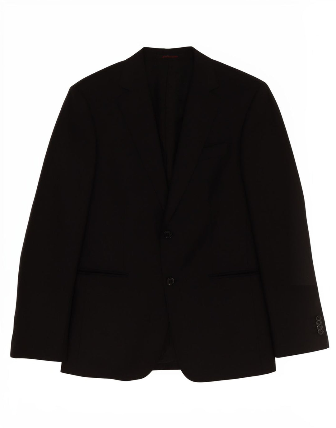 Blazer Masculino Pierre Cardin, 2 Botões, Tamanho UK 38 Médio, Preto Clássico