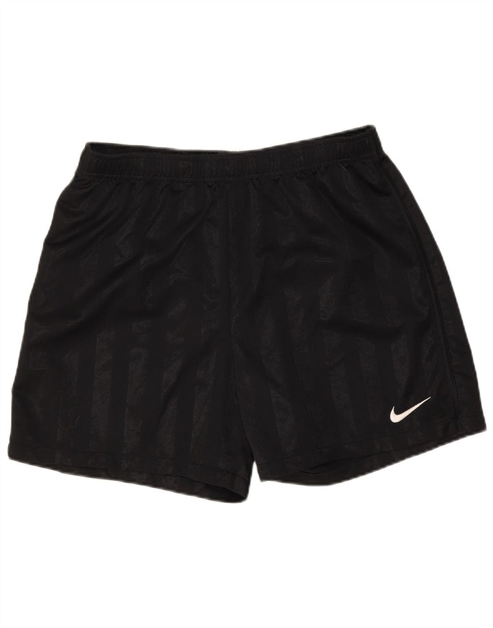 Nike Mens Sport Shorts Médio Preto Listrado Poliéster