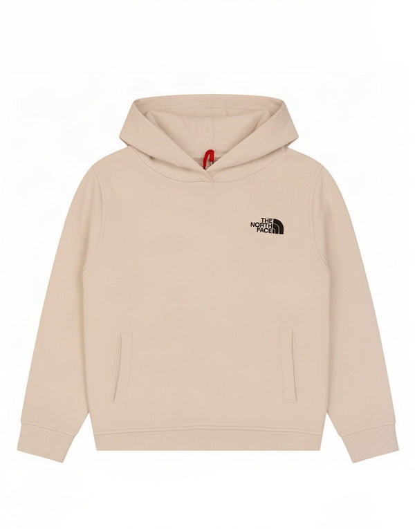 Suéter com capuz gráfico The North Face Boys 11-12 anos grande algodão branco