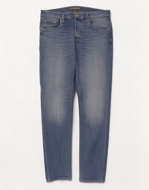 Iceberg Jeans Slim Feminino Reino Unido 14 Grande W34 L32 Azul Algodão