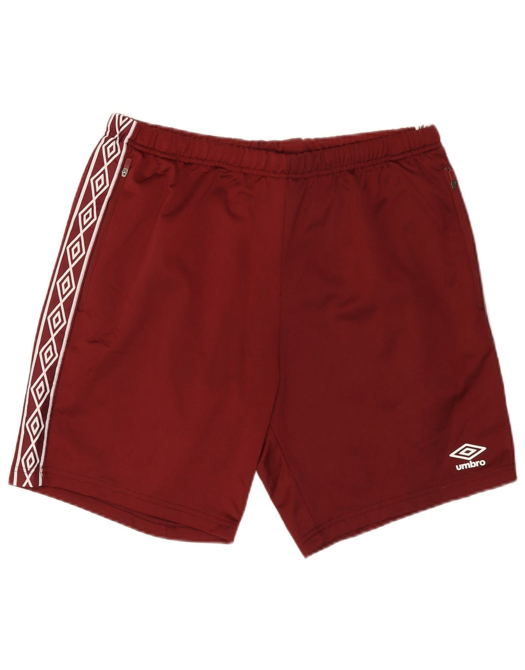 Umbro Mens Graphic Sport Shorts Grande Borgonha Poliéster