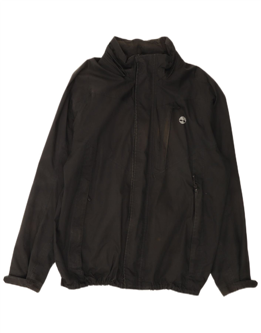 Jaqueta corta-vento masculina Timberland UK 44 2XL algodão preto