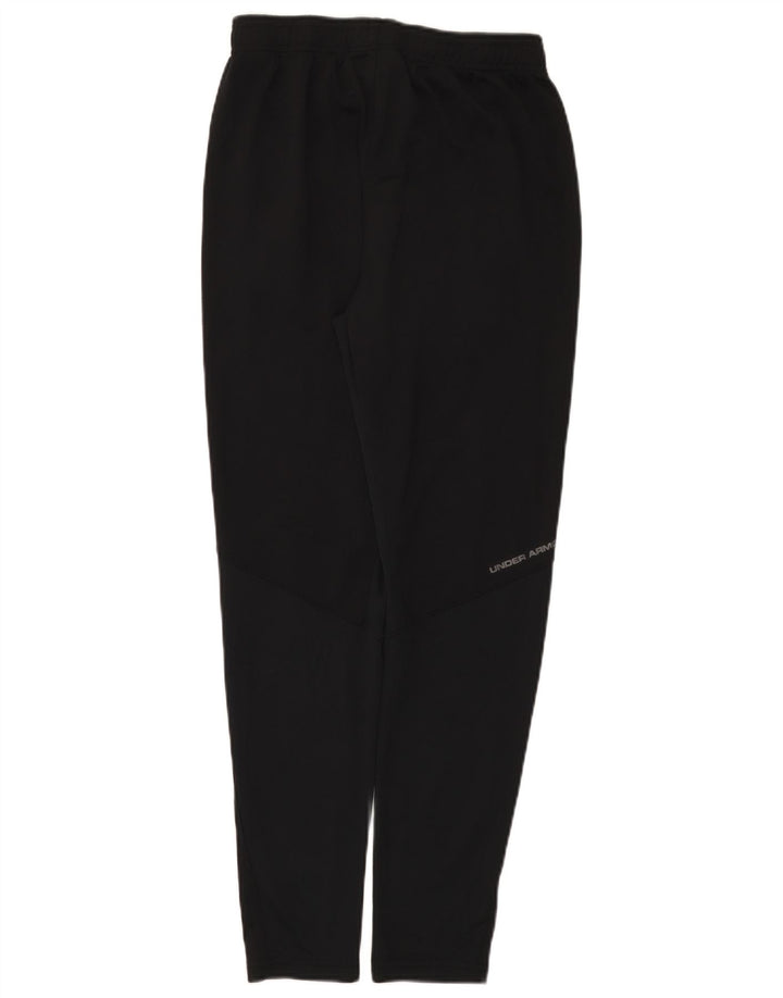 Calça de treino masculina Under Armour pequena poliéster preta