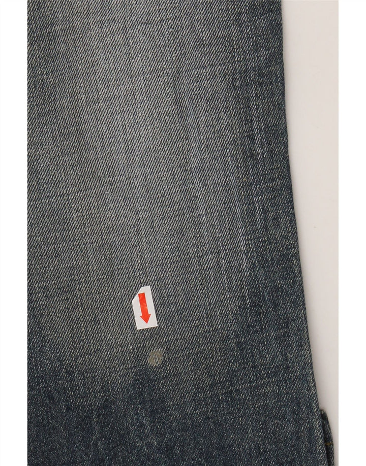 DIESEL Jeans reto masculino W33 L30 algodão azul