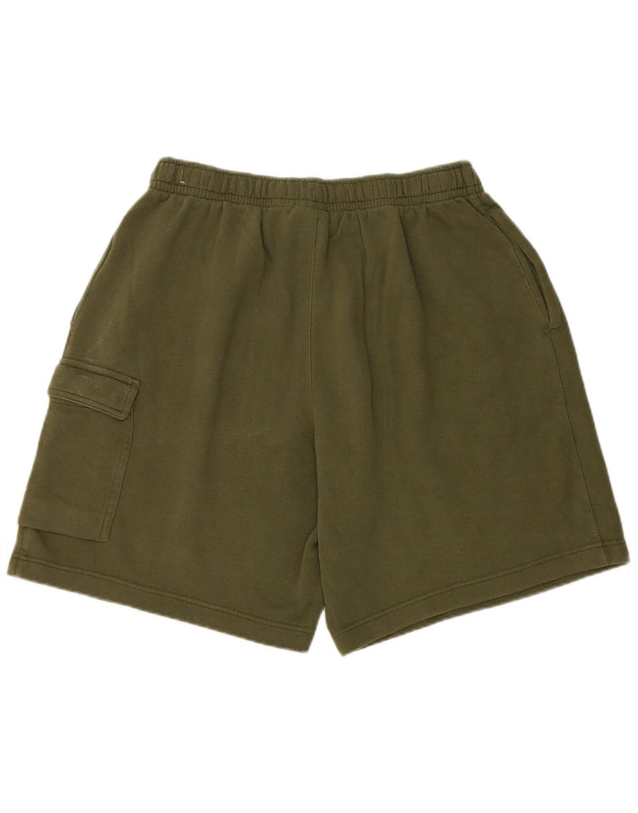 Shorts esportivos masculinos Nike grandes de algodão cáqui