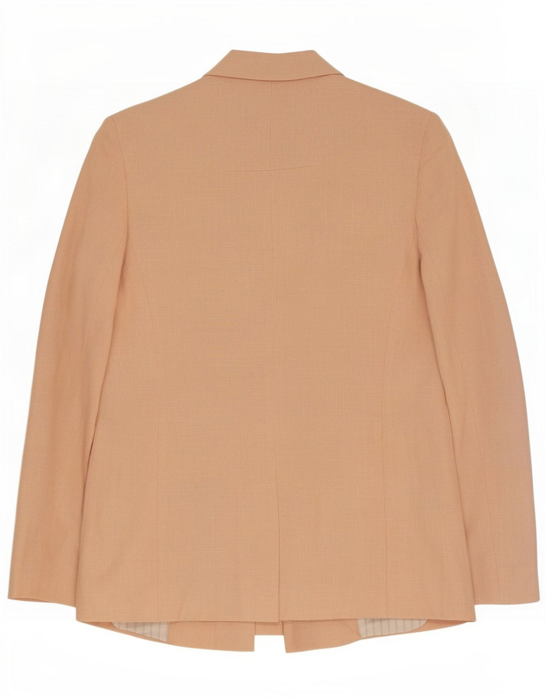 Jaqueta blazer feminina Topshop com peito duplo Reino Unido 10 viscose rosa pequena