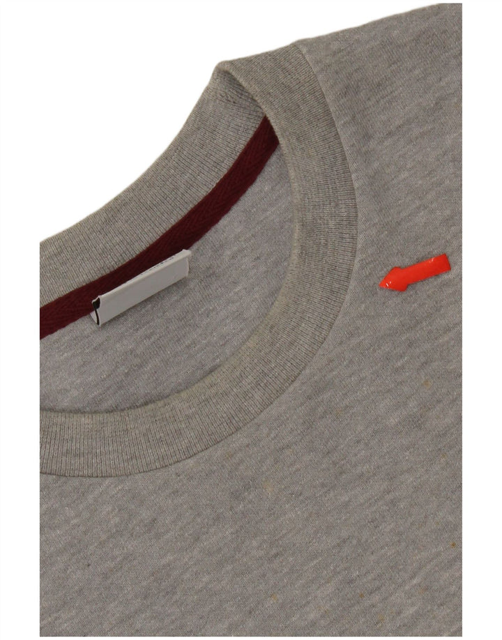 Zara moletom masculino jumper grande cinza colorblock algodão
