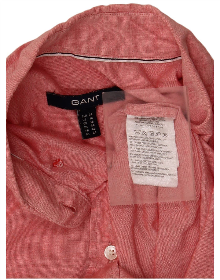 Camisa masculina GANT UK 18 XL algodão rosa