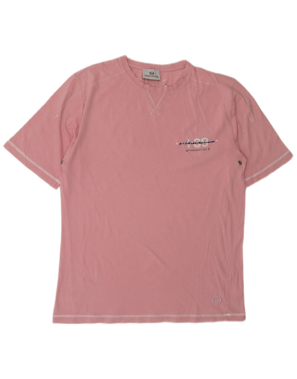 SERGIO TACCHINI Camiseta masculina rosa médio