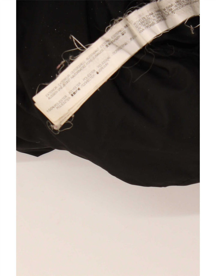 Casaco acolchoado feminino Zara UK 10 pequeno poliéster preto