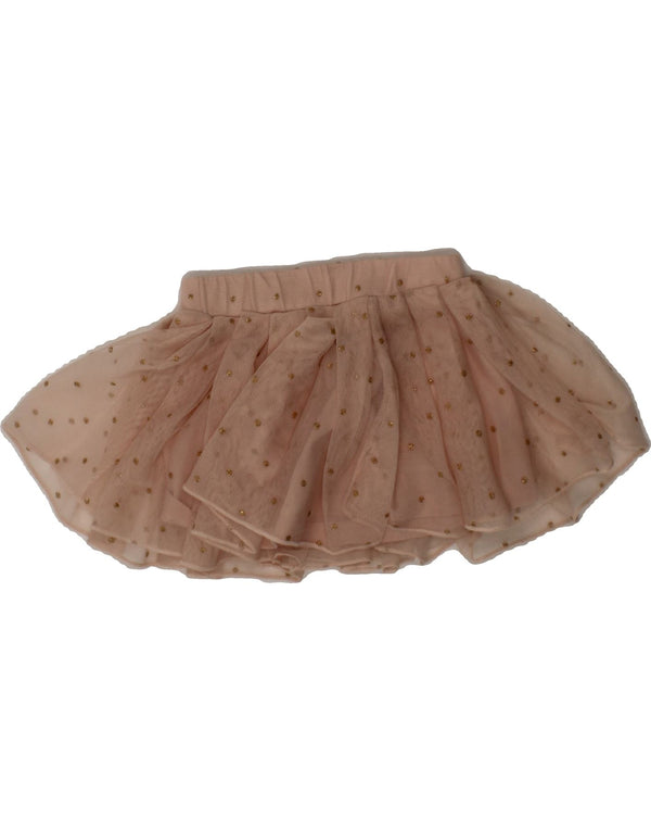 Saia plissada GUESS para bebês meninas 0-3 meses W16 poliéster manchado rosa