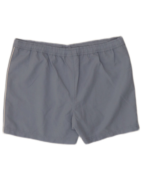 Shorts esportivos regulares femininos Reebok 14-15 anos XL azul poliéster esportivo