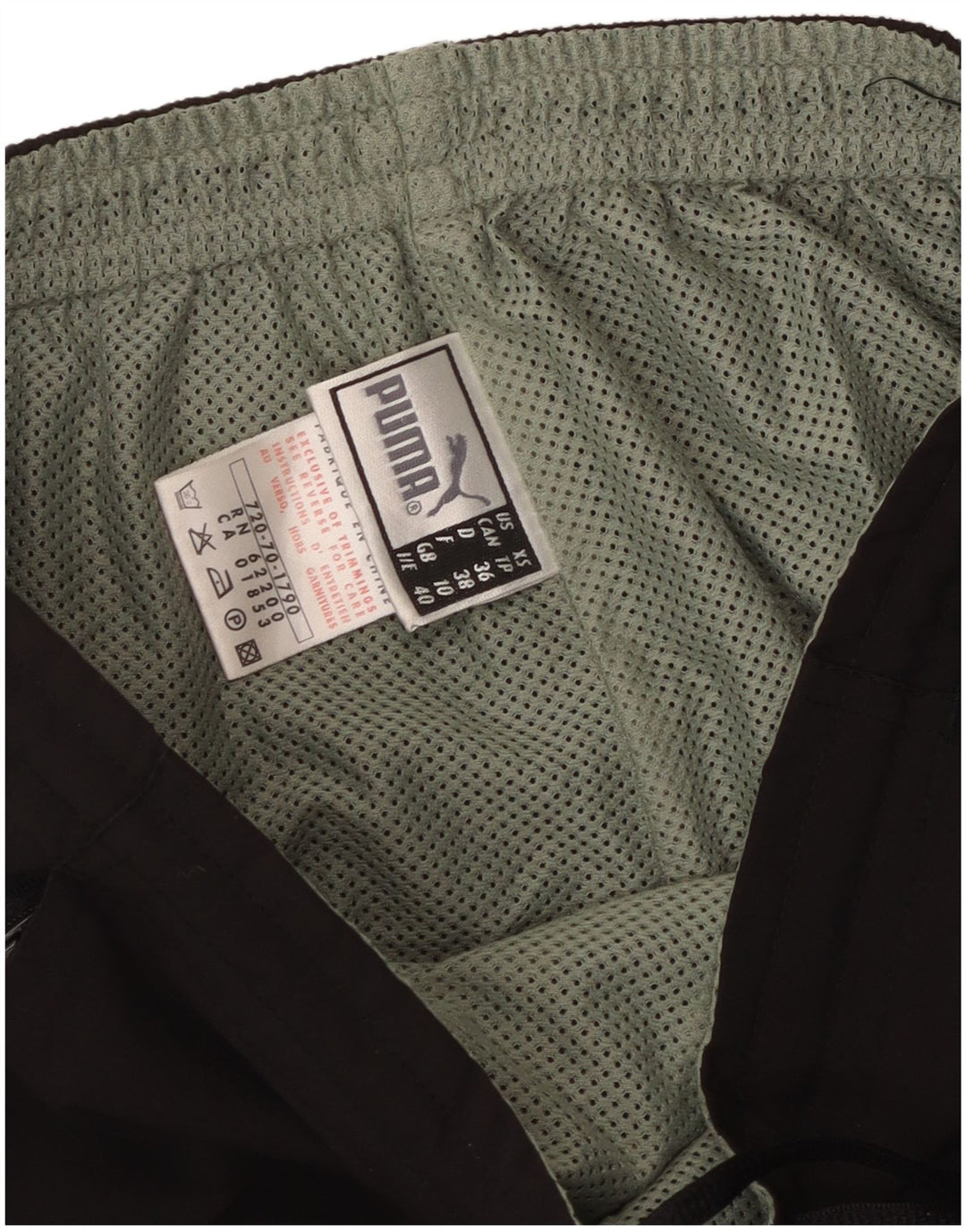 Calça de treino feminina PUMA UK 10 poliéster preto pequeno