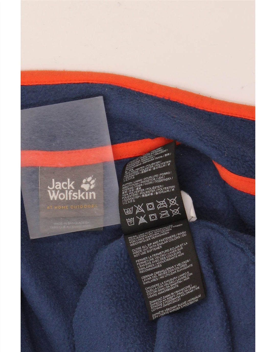 Jaqueta Jack Wolfskin Boys Liner Fleece 13-14 Anos Azul Marinho Poliéster