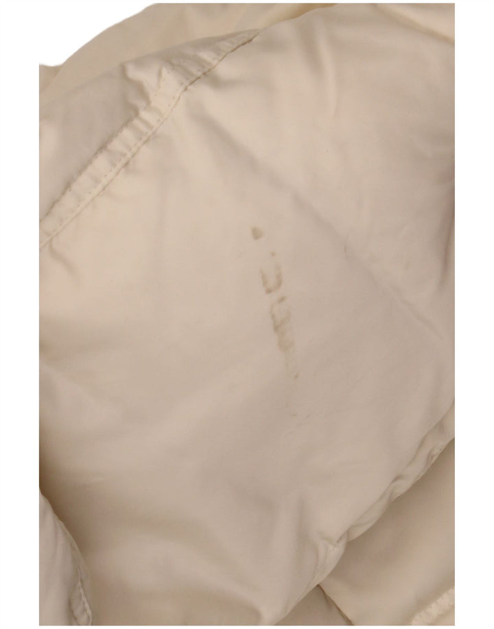 CALVIN KLEIN JEANS Jaqueta feminina oversized acolchoada UK 10 pequena off white