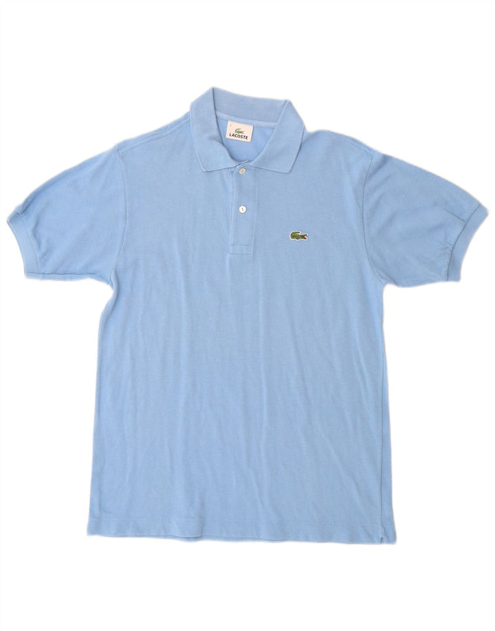 Camisa polo masculina Lacoste tamanho 3 pequeno algodão azul