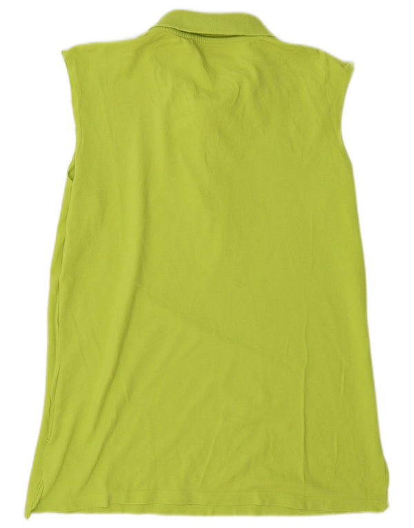 Camisa polo feminina sem mangas Kappa UK 20 2XL verde