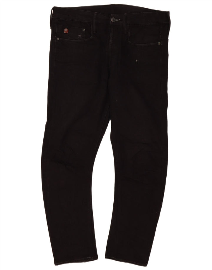 G-Star Masculino Banana Slim Jeans W38 L27 Preto